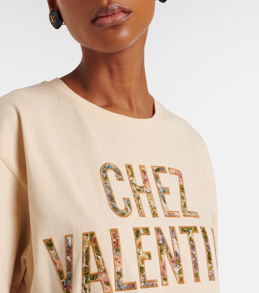 Chez cotton jersey T-shirt