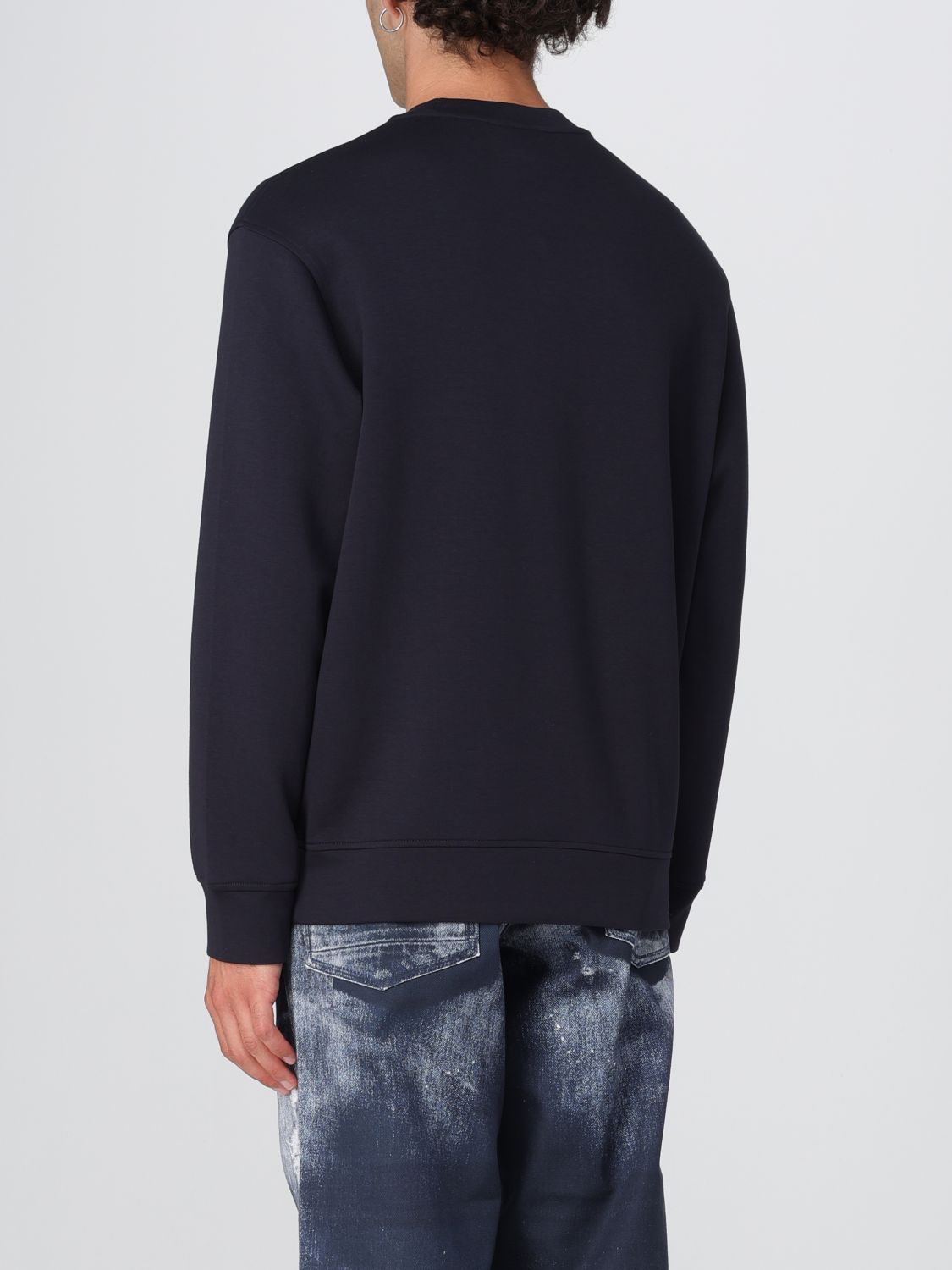 Sweatshirt Men color Blue