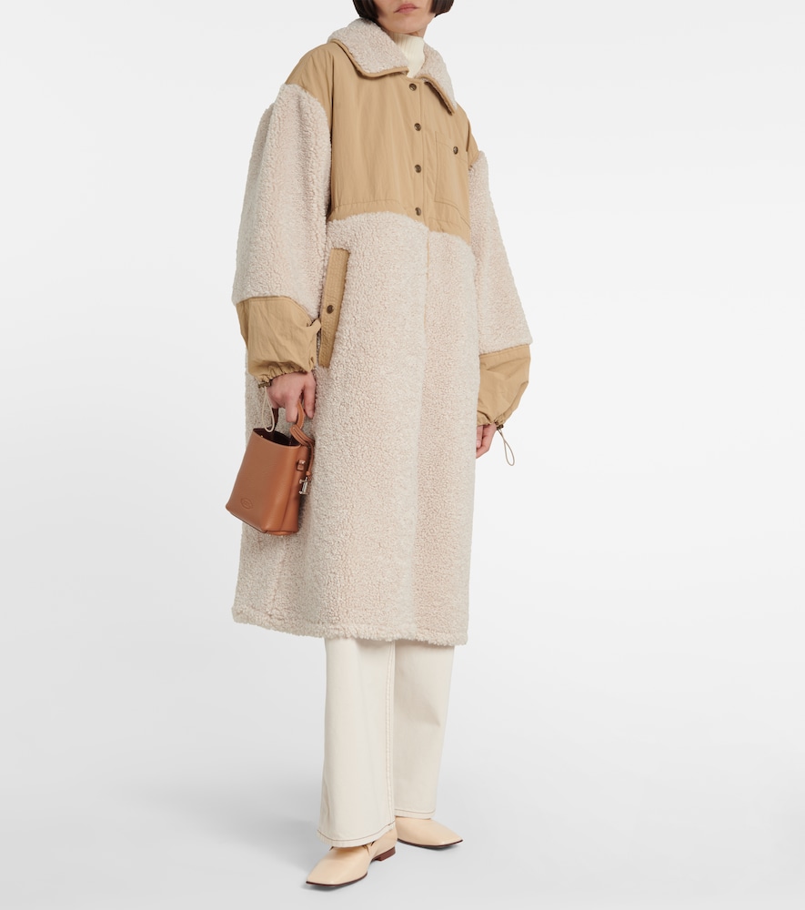 Killian faux-shearling coat