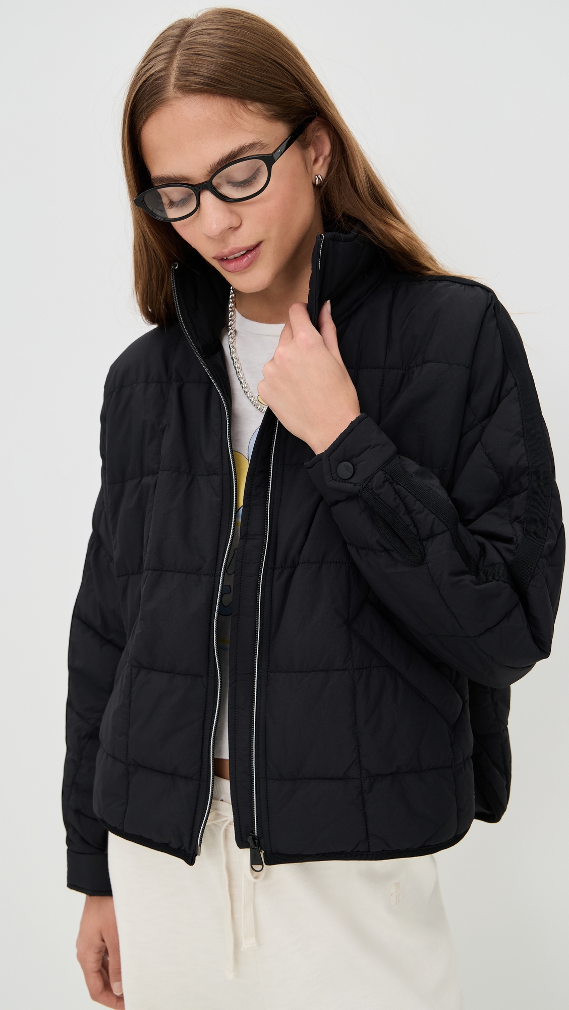 Pippa Packable Puffer Jacket Black