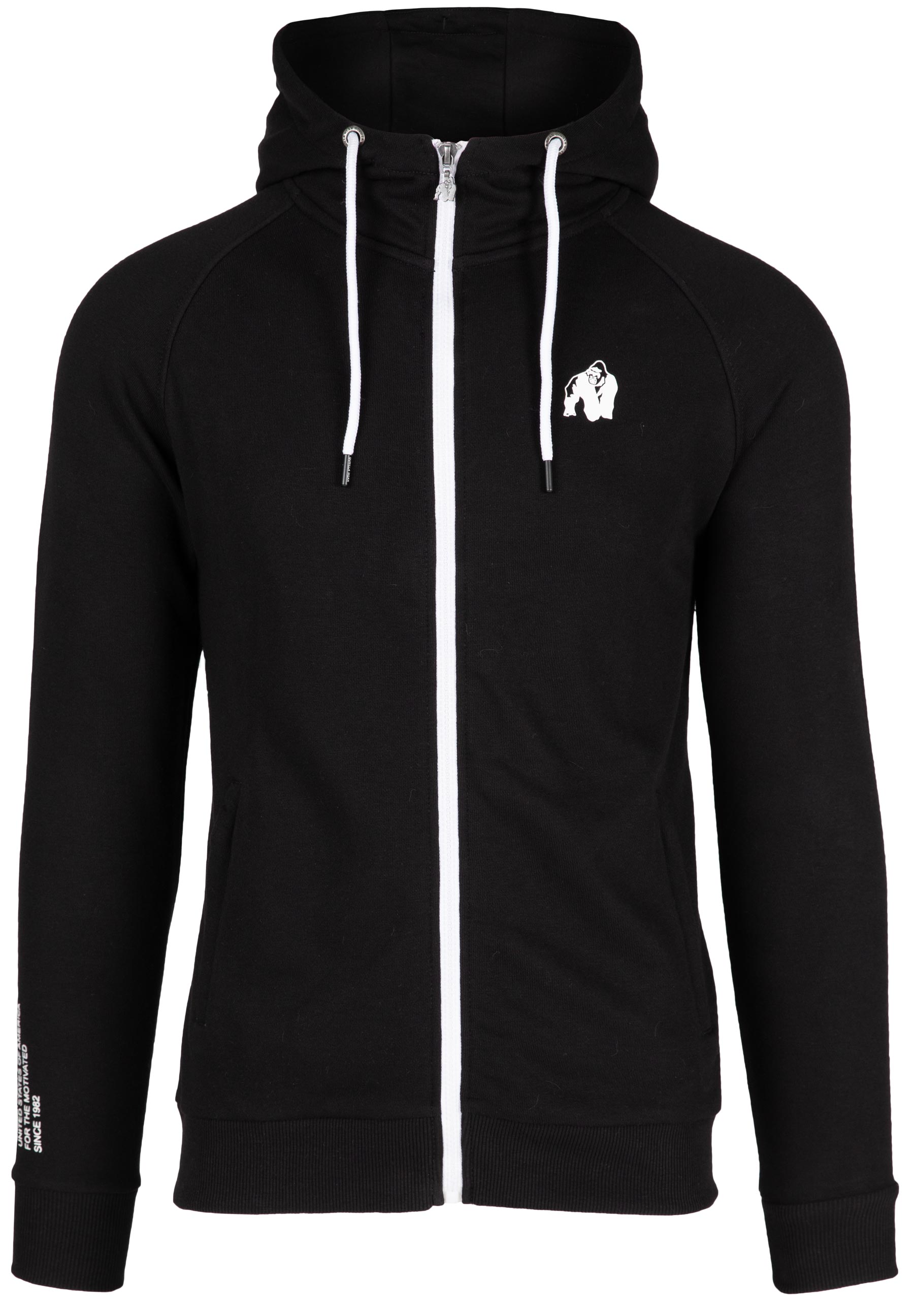 Payette Zipped Hoodie - Black