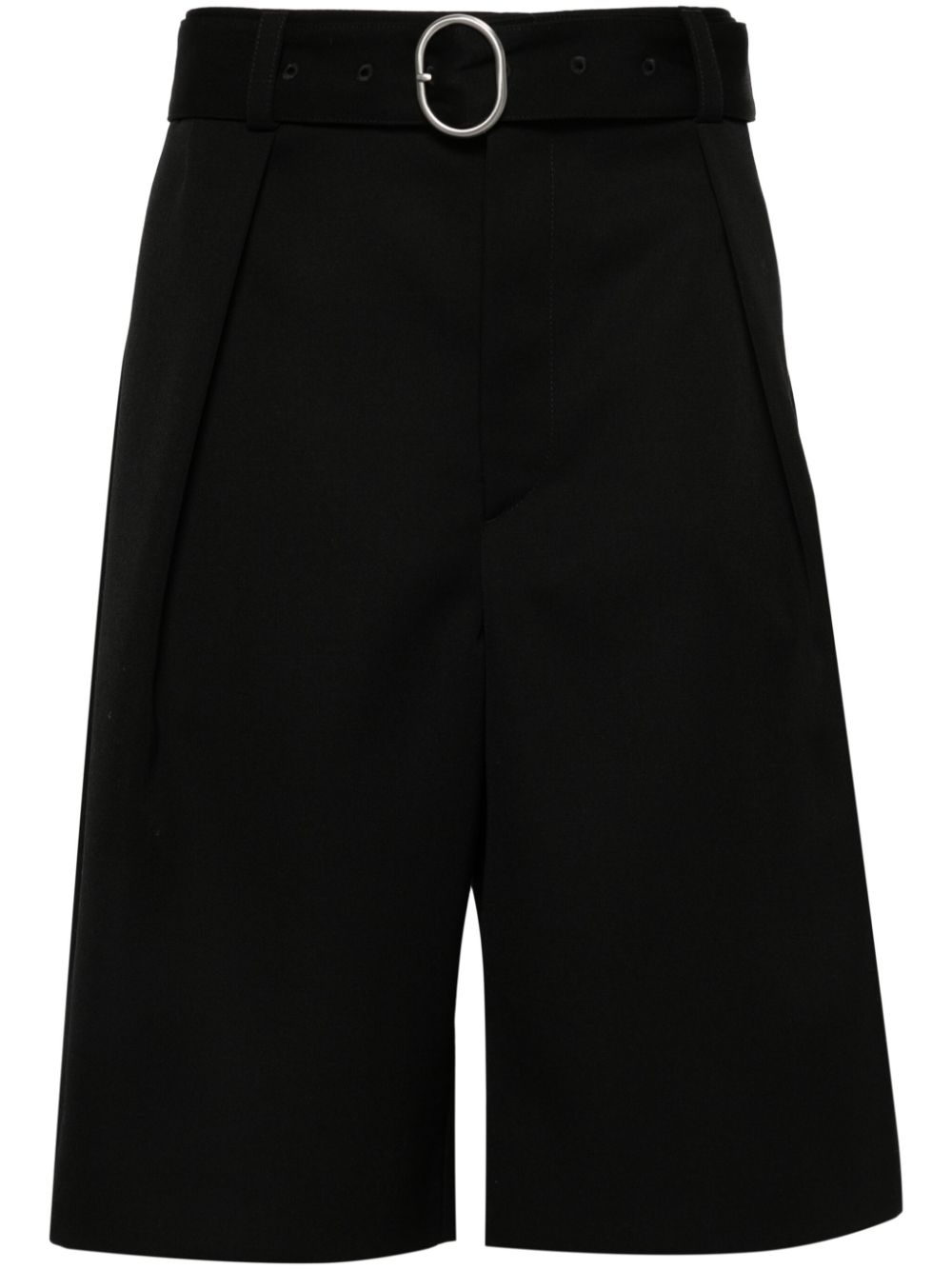 Tailored wool shorts - Black