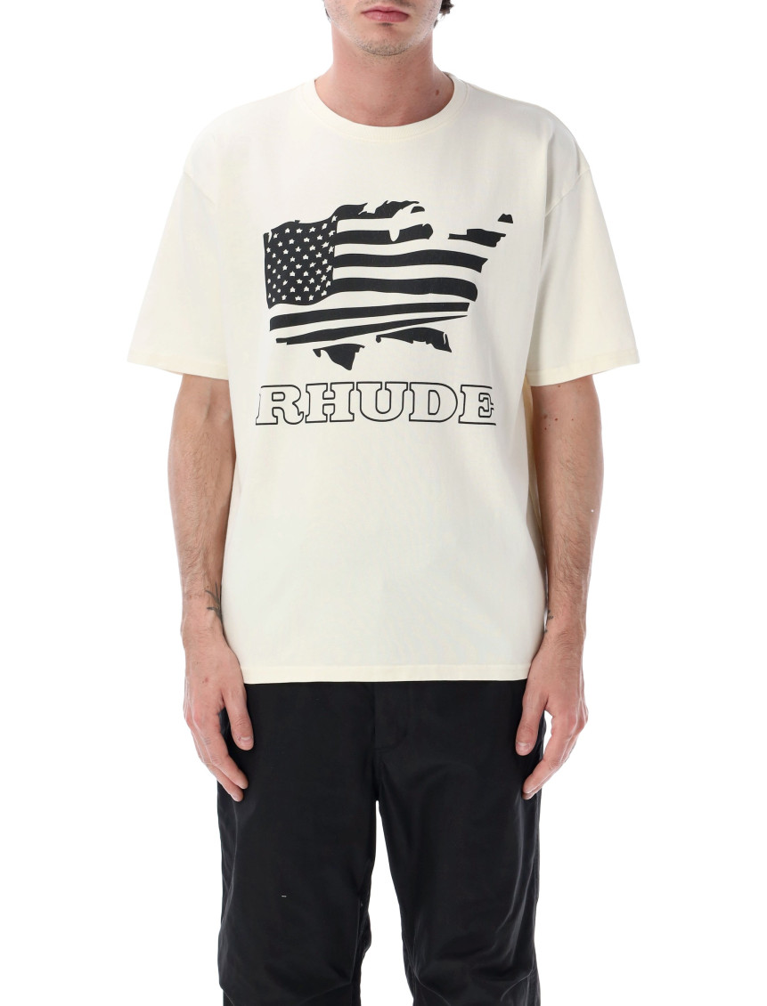 Banner Tee Vintage Black /White