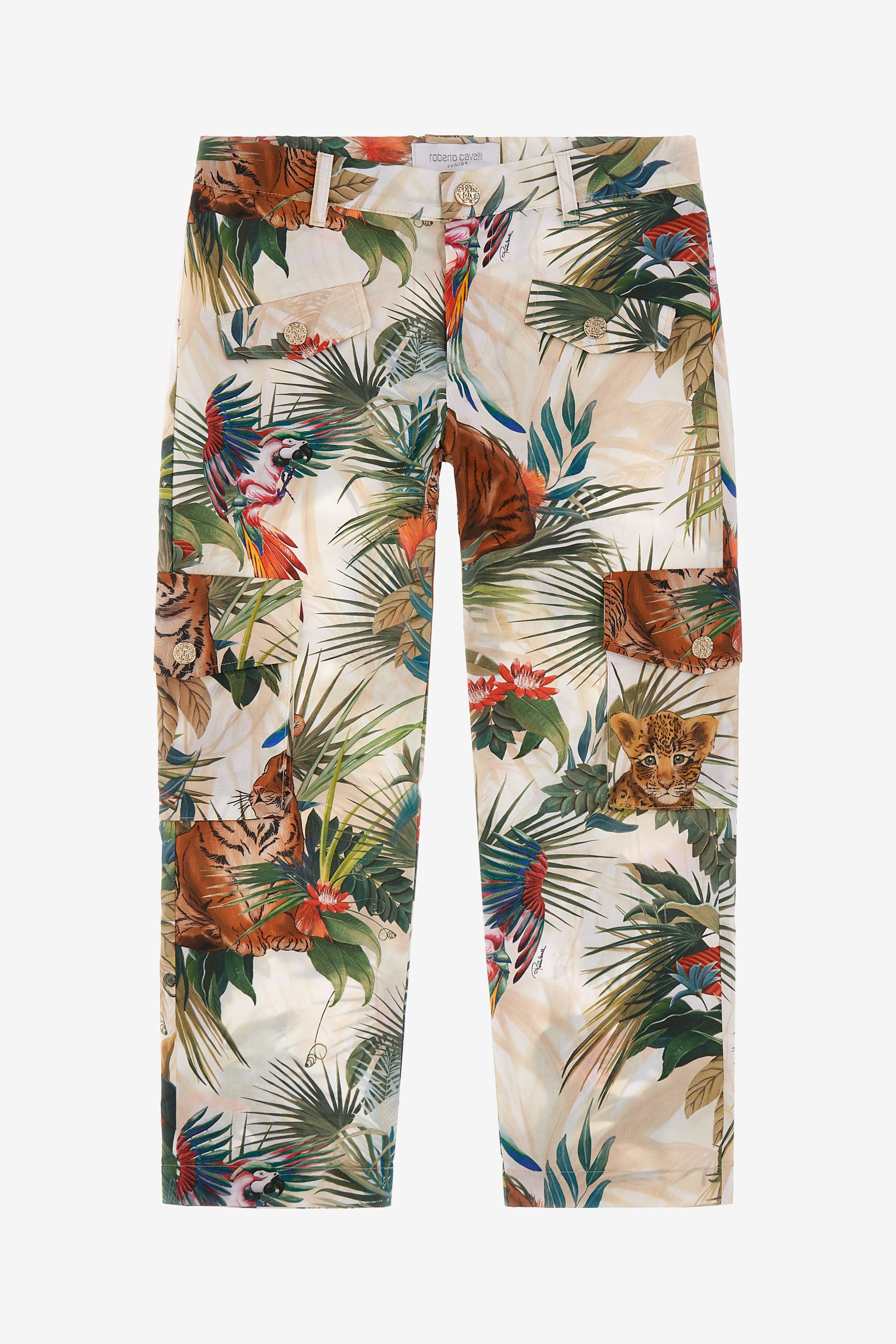 Jungle Skin Print Pants