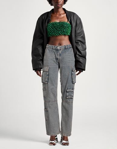 Woman Jeans Blue Size S Cotton