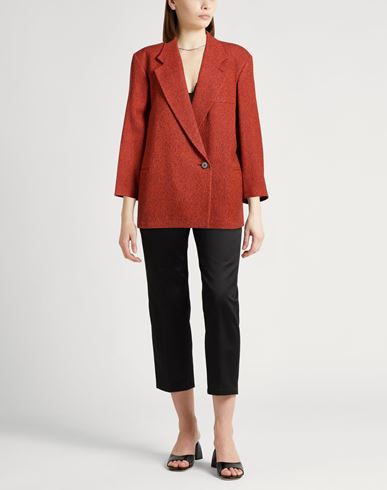 Crème Woman Blazer Tan Size 4 Virgin Wool
