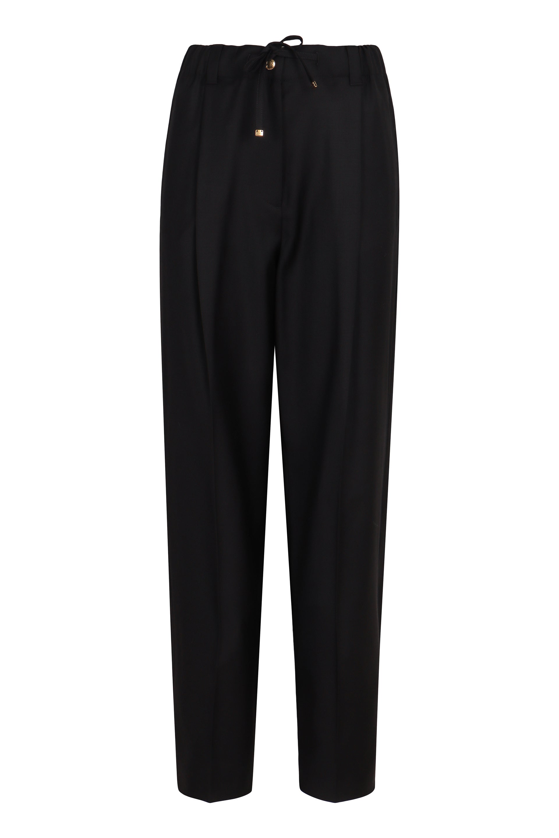 Wool Gabardine Tailored Trousers