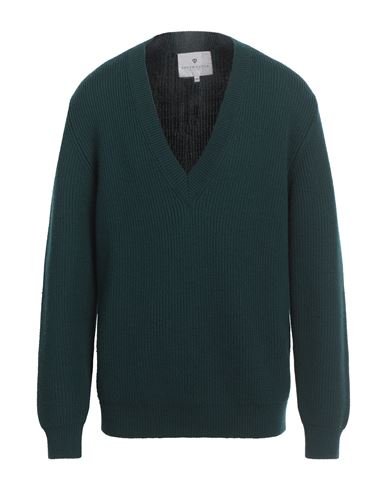 Seven Gauge Man Sweater Dark green Size 1 Wool