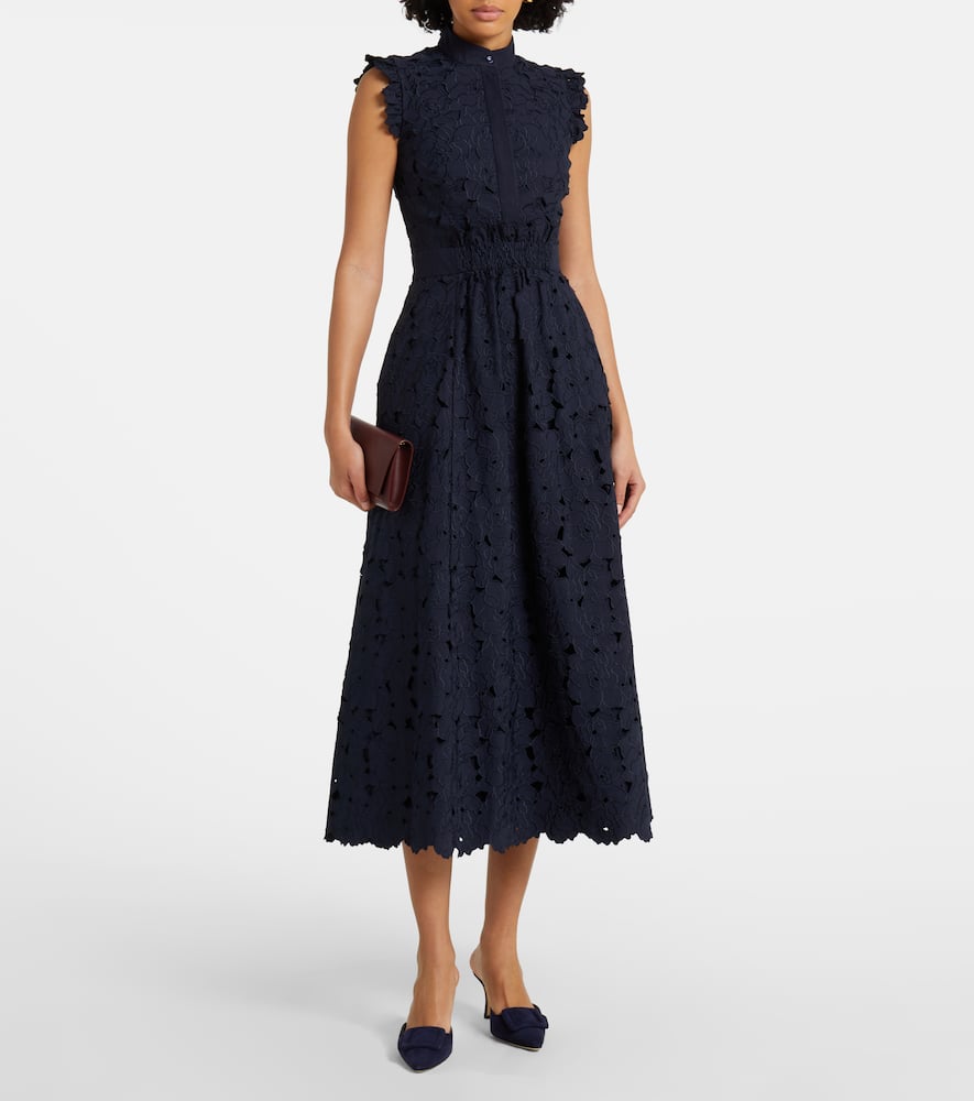 Lace midi dress