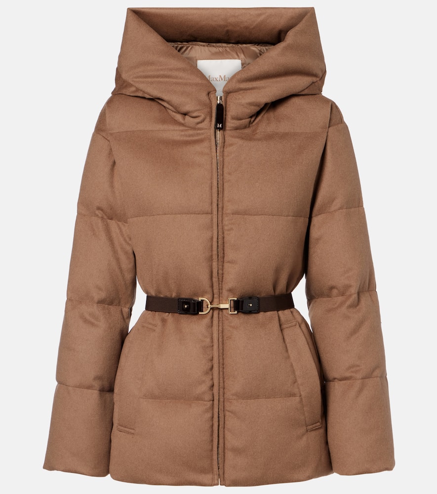 The Cube Corona camel hair puffer jacket