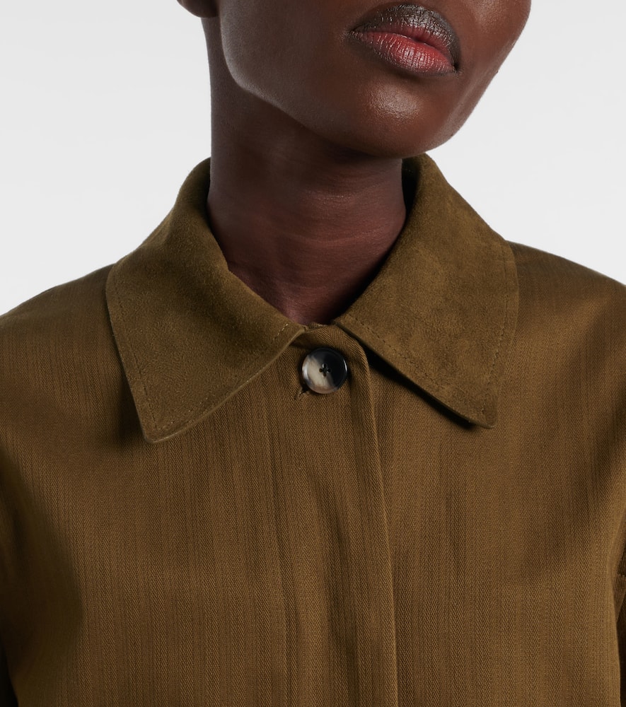 Angela herringbone cotton jacket