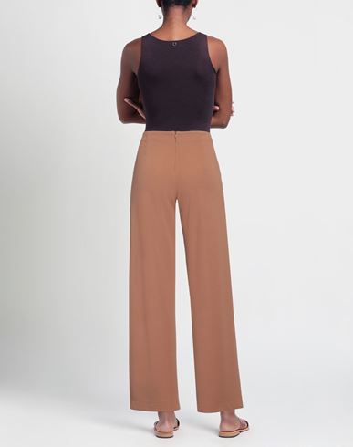 Woman Pants Brown Size 4 Polyester, Elastane