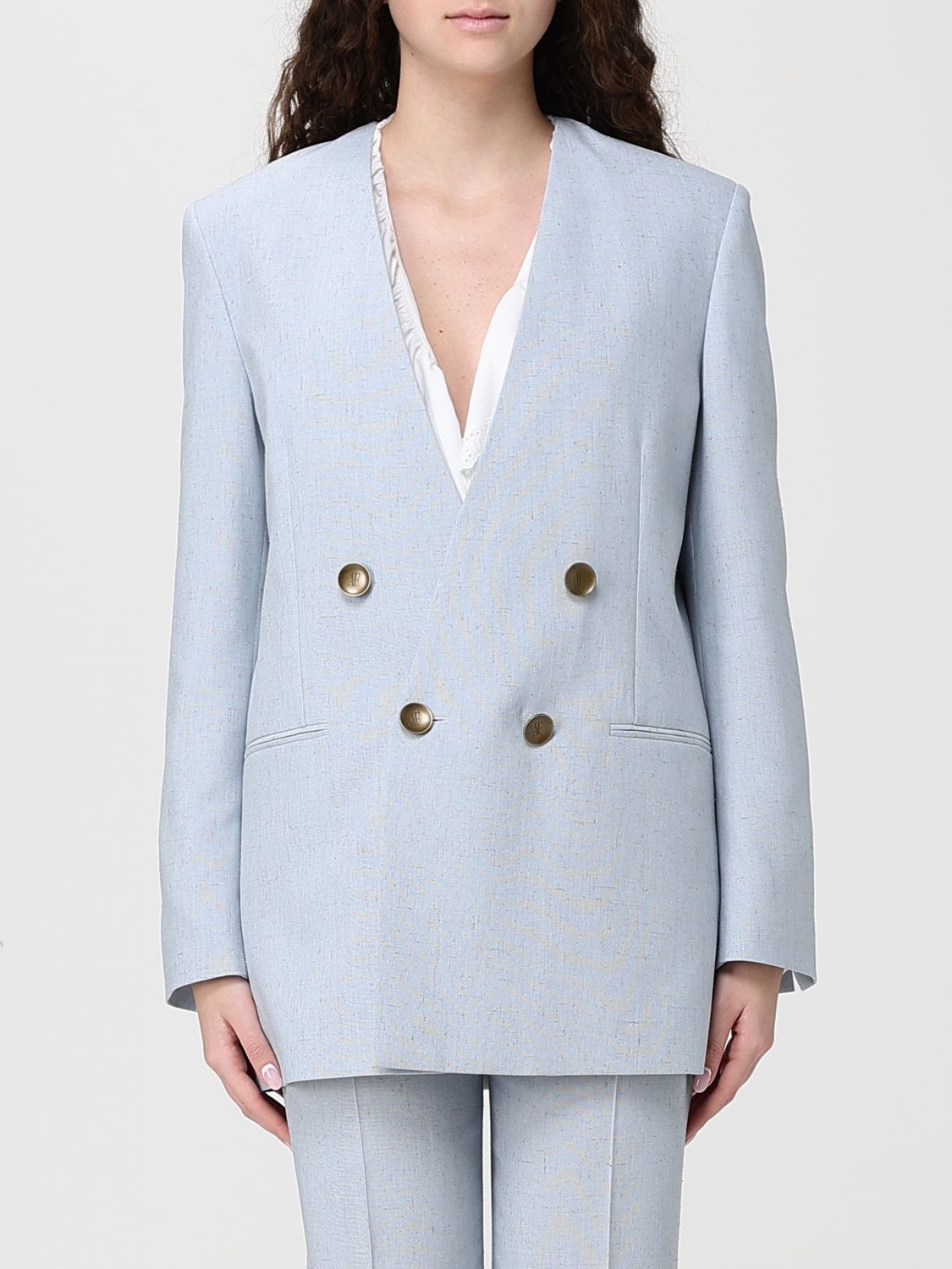 Jacket Woman color Gnawed Blue