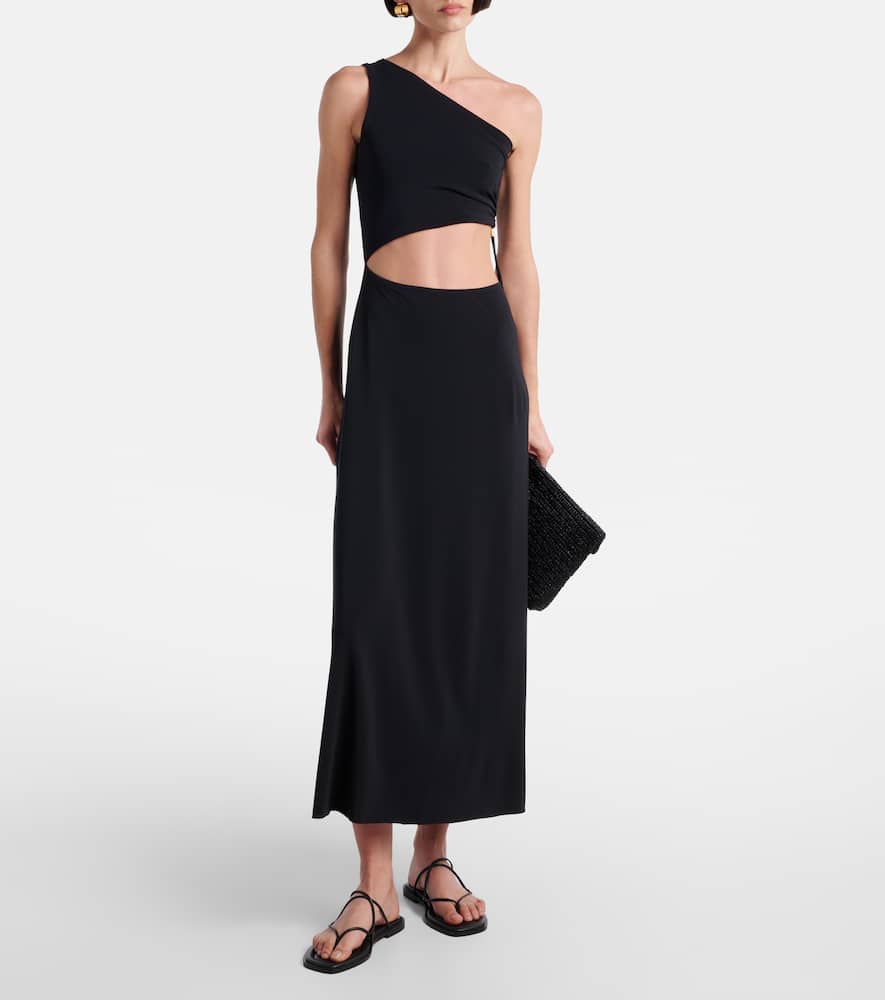 Legende asymmetric midi dress