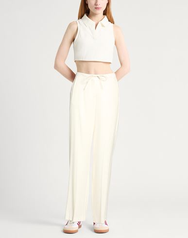 Caractère Woman Pants Ivory Size 8 Viscose, Wool