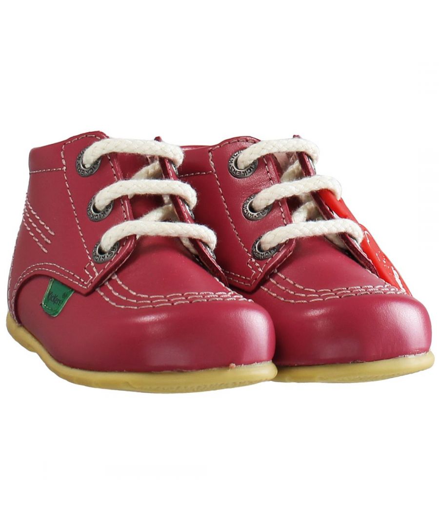 Kickers Childrens Unisex My First Kids Pink Shoes - Infant