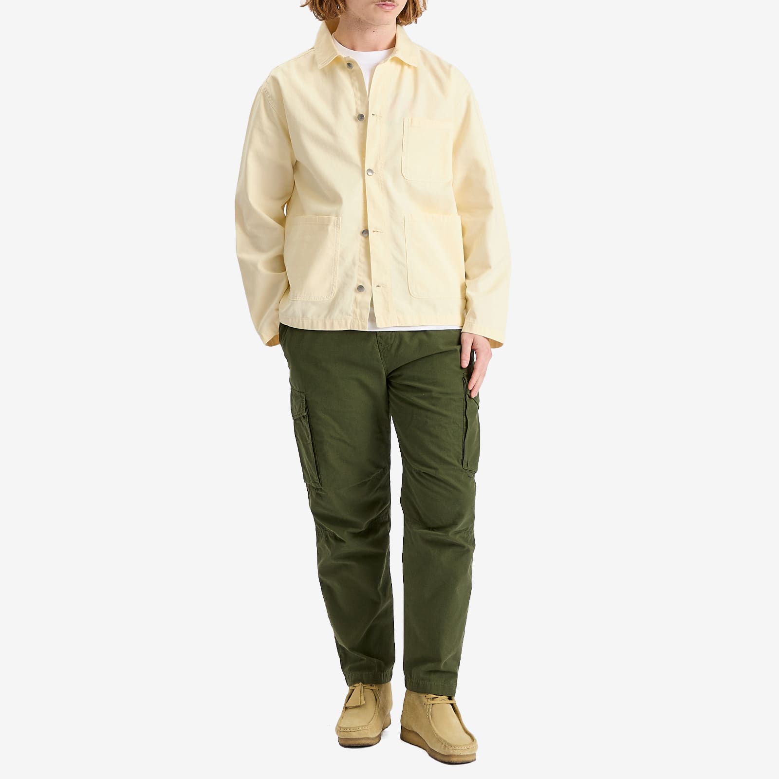 Edwin Men's Trembley Jacket in Whisper White