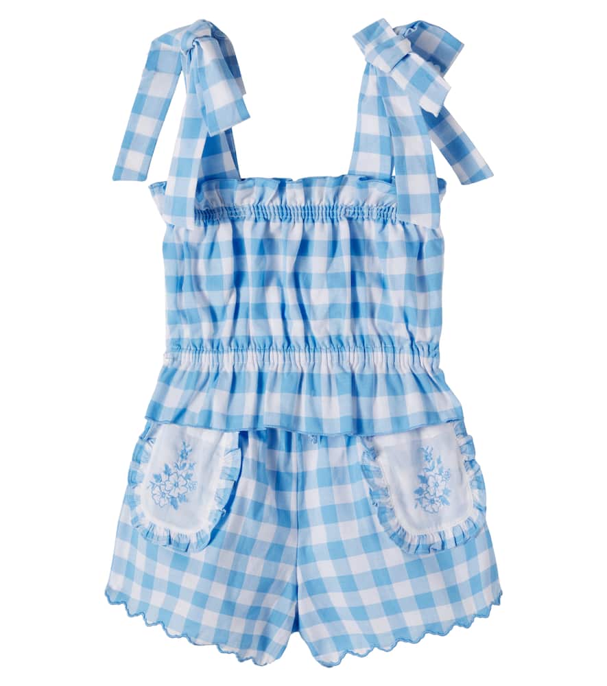 Viola cotton top and shorts set