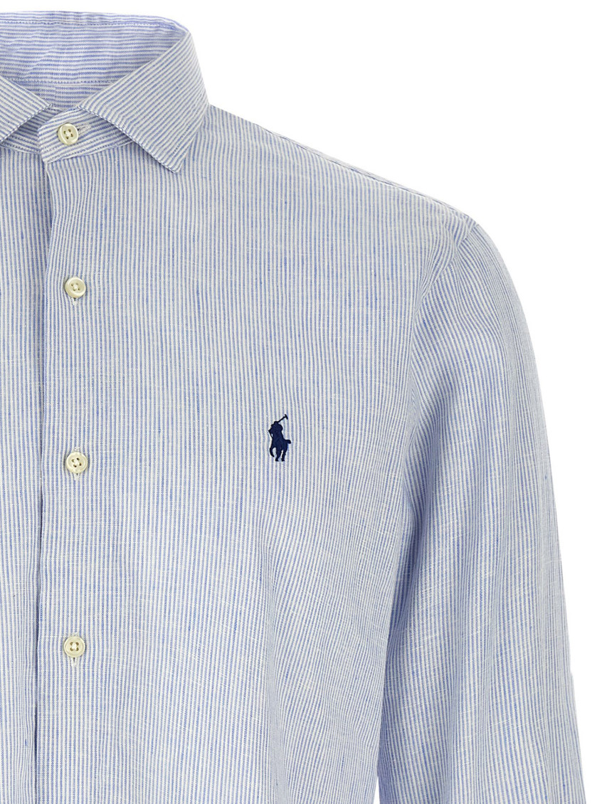 Light Blue Linen Cotton Shirt