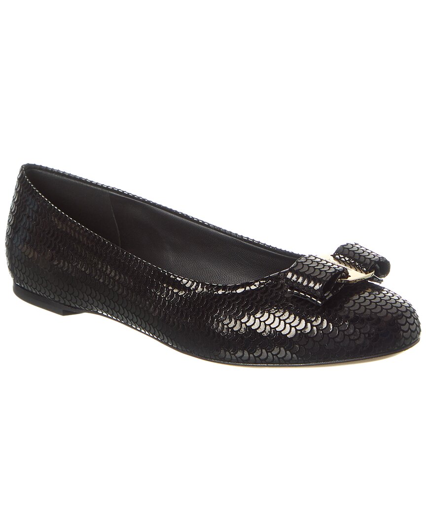 Varina Sequin Suede Flat
