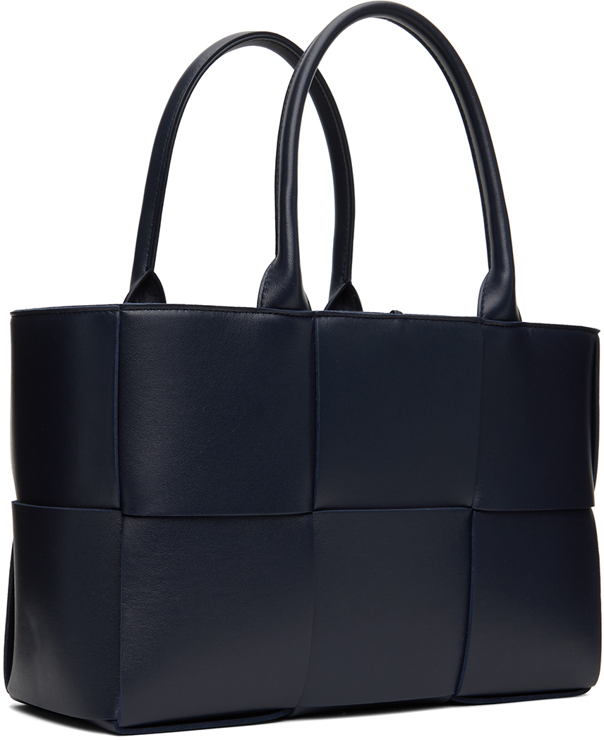Bottega Veneta Navy Small Arco Tote