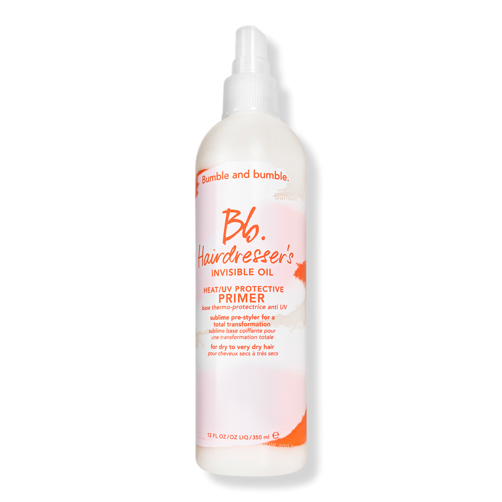Hairdresser's Invisible Oil Heat Protectant Leave In Conditioner Primer - 12.0 oz