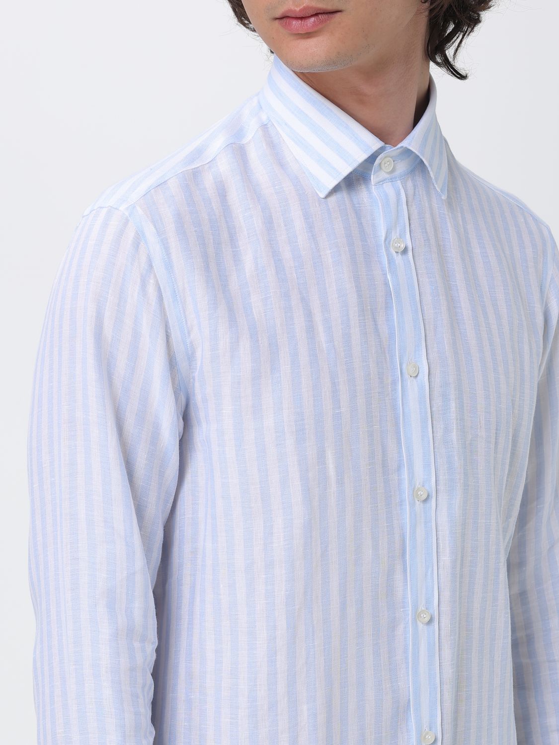 Shirt Men color Sky Blue