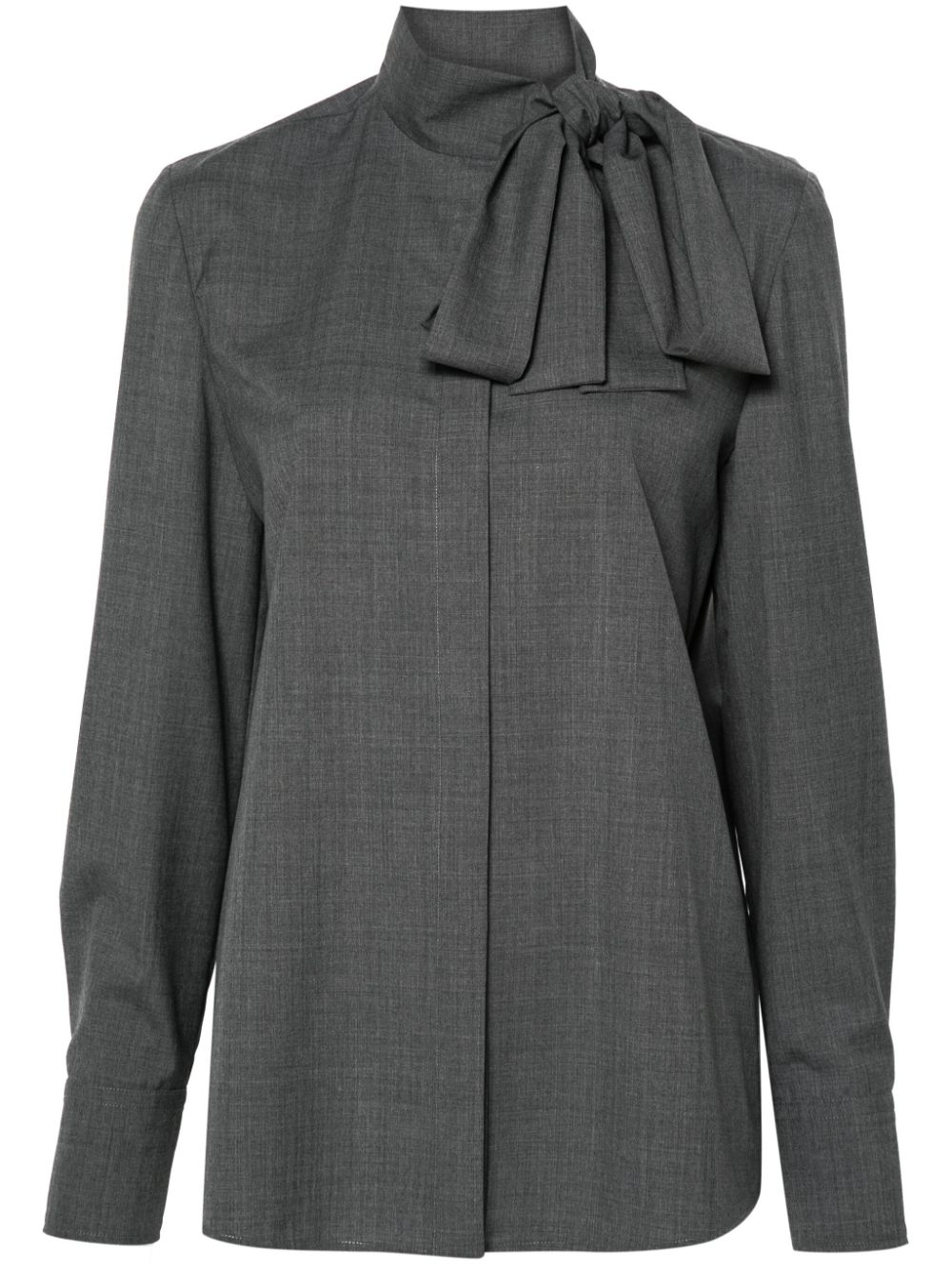 Virgin-wool blouse - Grey
