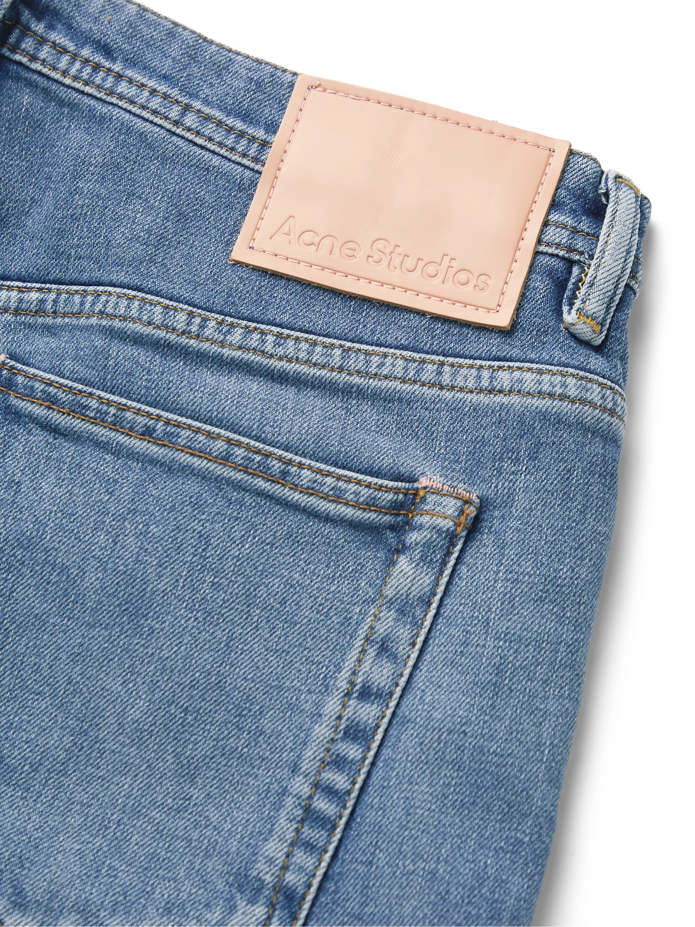 River Slim-Fit Tapered Stretch-Denim Jeans