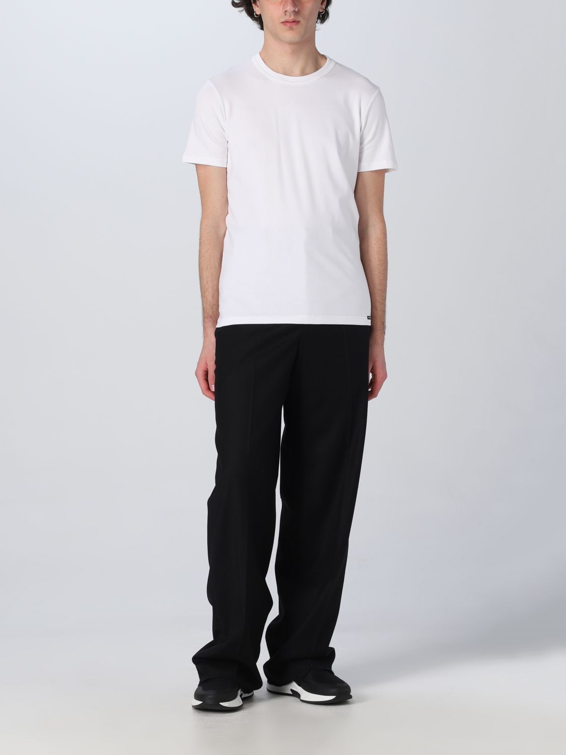 Cotton Blend Crewneck Tee