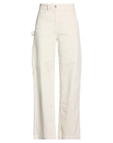 Woman Jeans Beige Size 4 Cotton