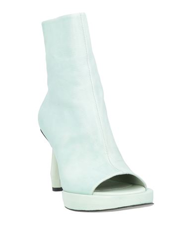 Woman Ankle boots Light green Size 7 Soft Leather