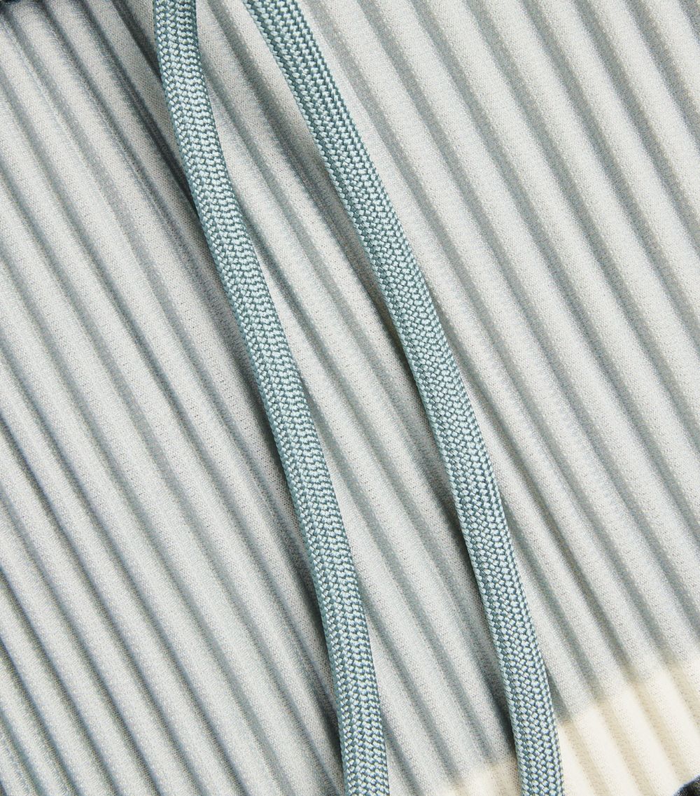 Landscape Print Pleated Trousers
