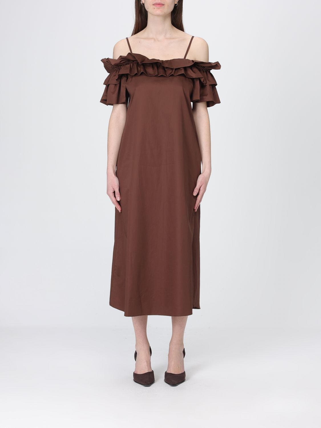 Dress Woman color Ebony