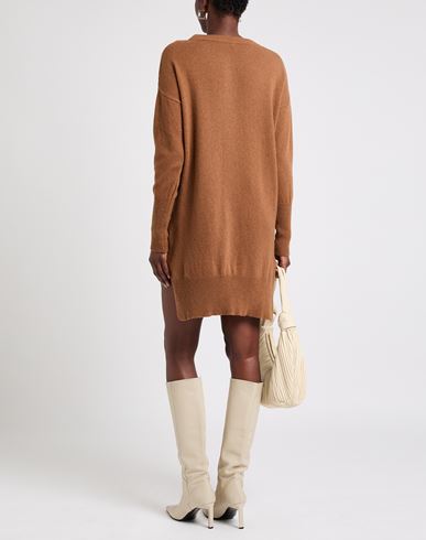 Woman Sweater Brown Size 6 Cashmere