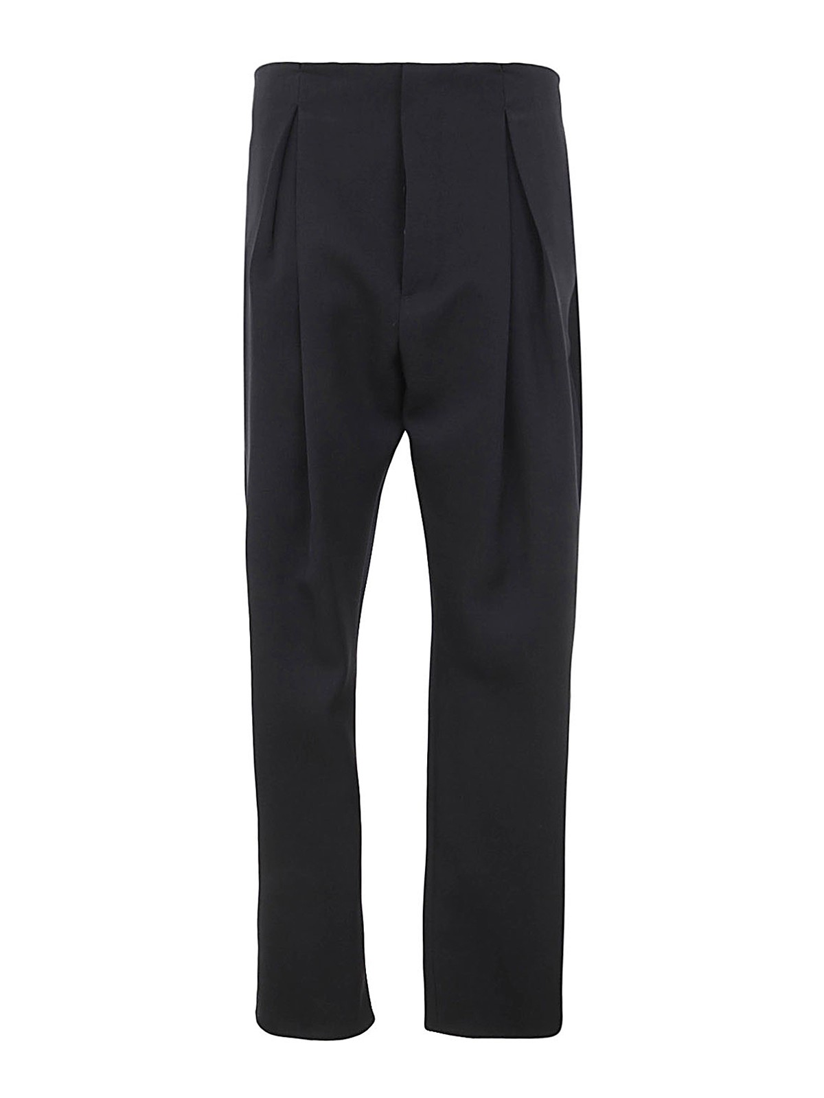 Wool trousers loose fit