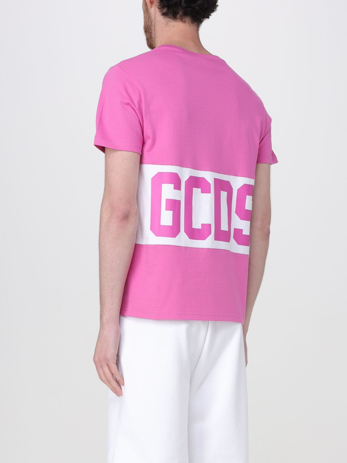 T-Shirt GCDS Men color Fuchsia