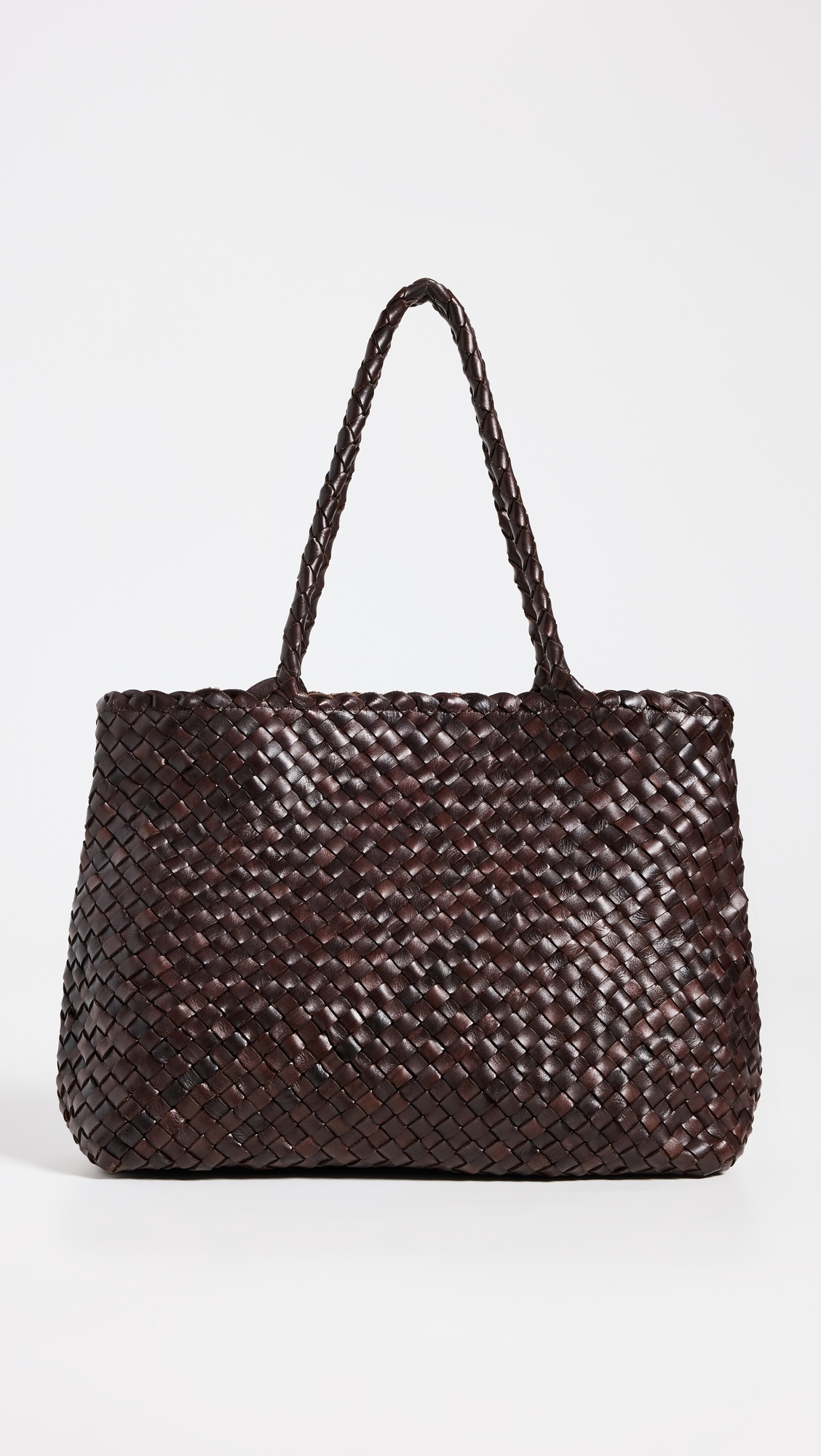 Vintage Mesh Tote Dark Brown One Size