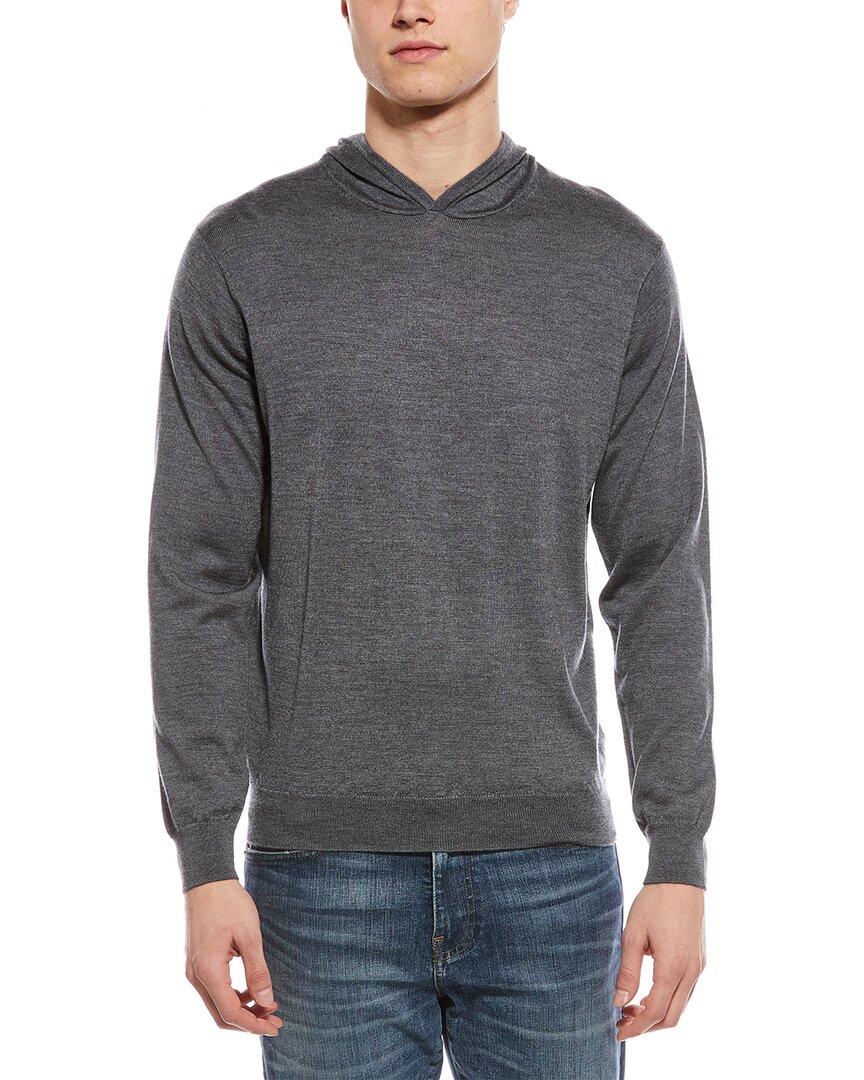 Wool-Blend Hoodie Sweater