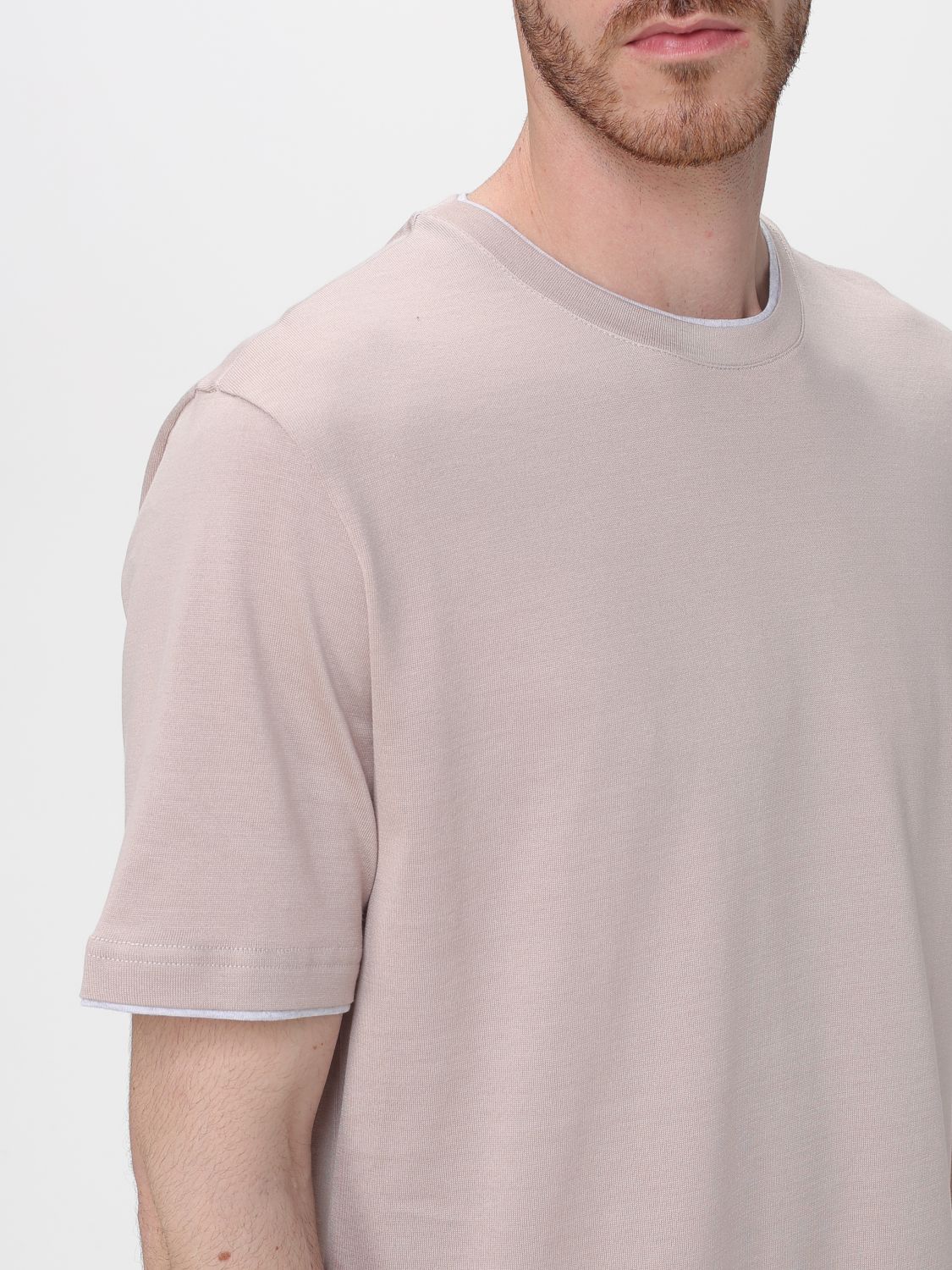 T-Shirt Men color Blush Pink