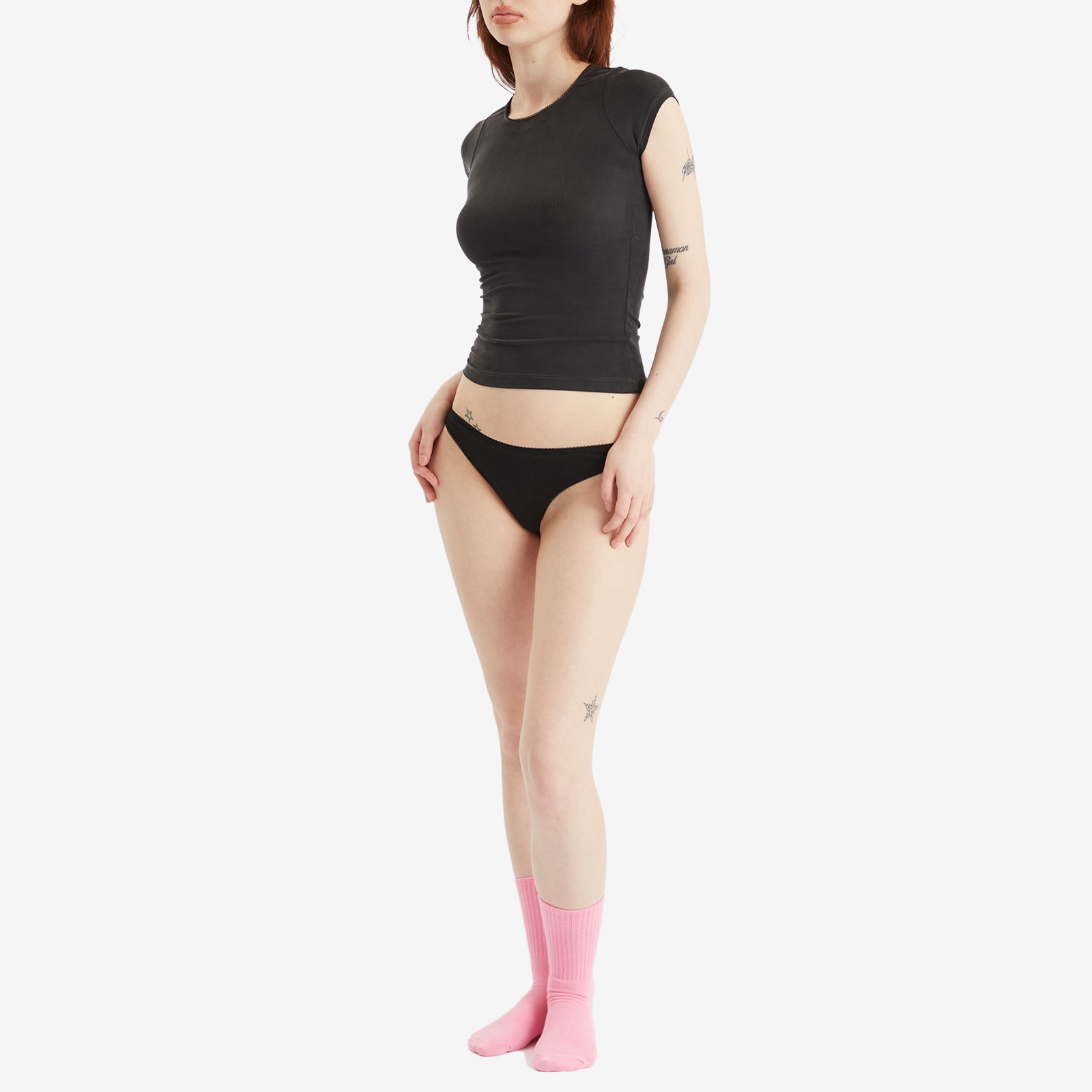 Fruity Booty Women's Second Skin T-Shirt in Black