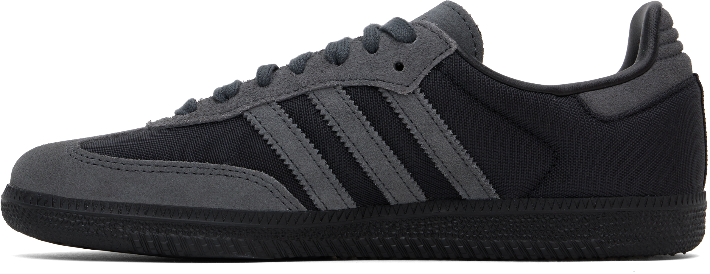 Adidas Originals Black & Gray Samba OG Sneakers