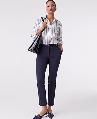 Ann Taylor The Petite Eva Ankle Pant in Ponte