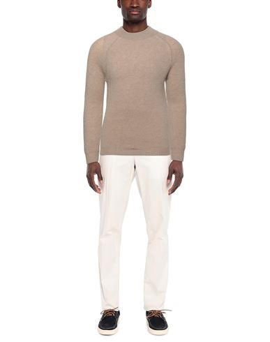 N. o.w. Andrea Rosati Cashmere Man Sweater Beige Size XL Cashmere