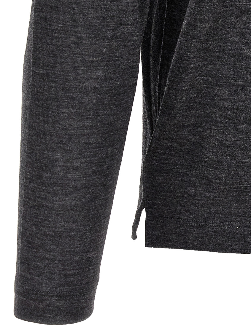 Grey Light wool T-shirt
