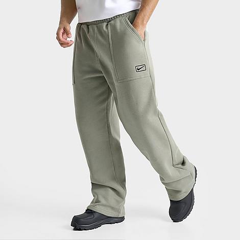 Men's Sportswear Swoosh Box Fleece Sweatpants in Light Army