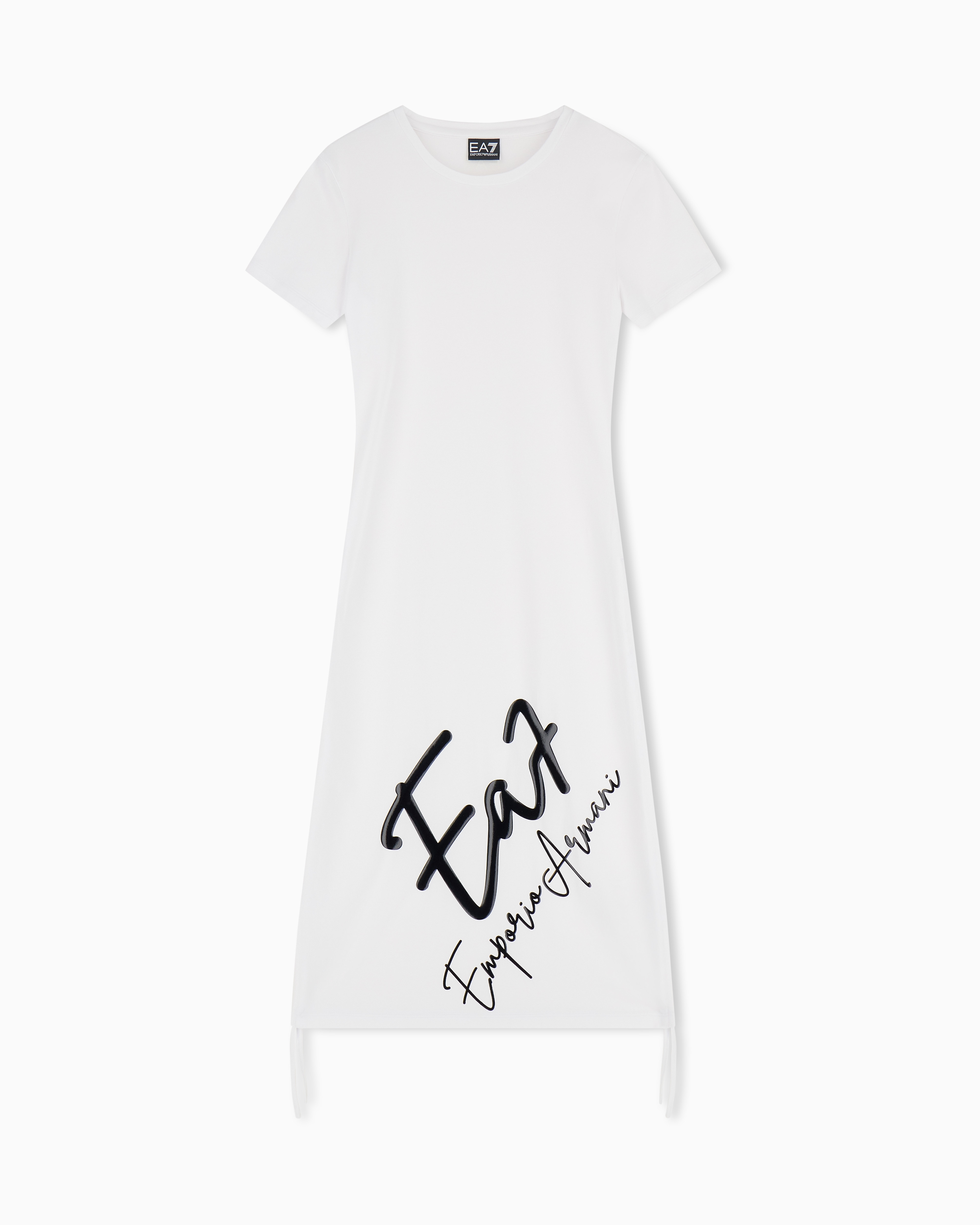 Stretch cotton jersey dress
