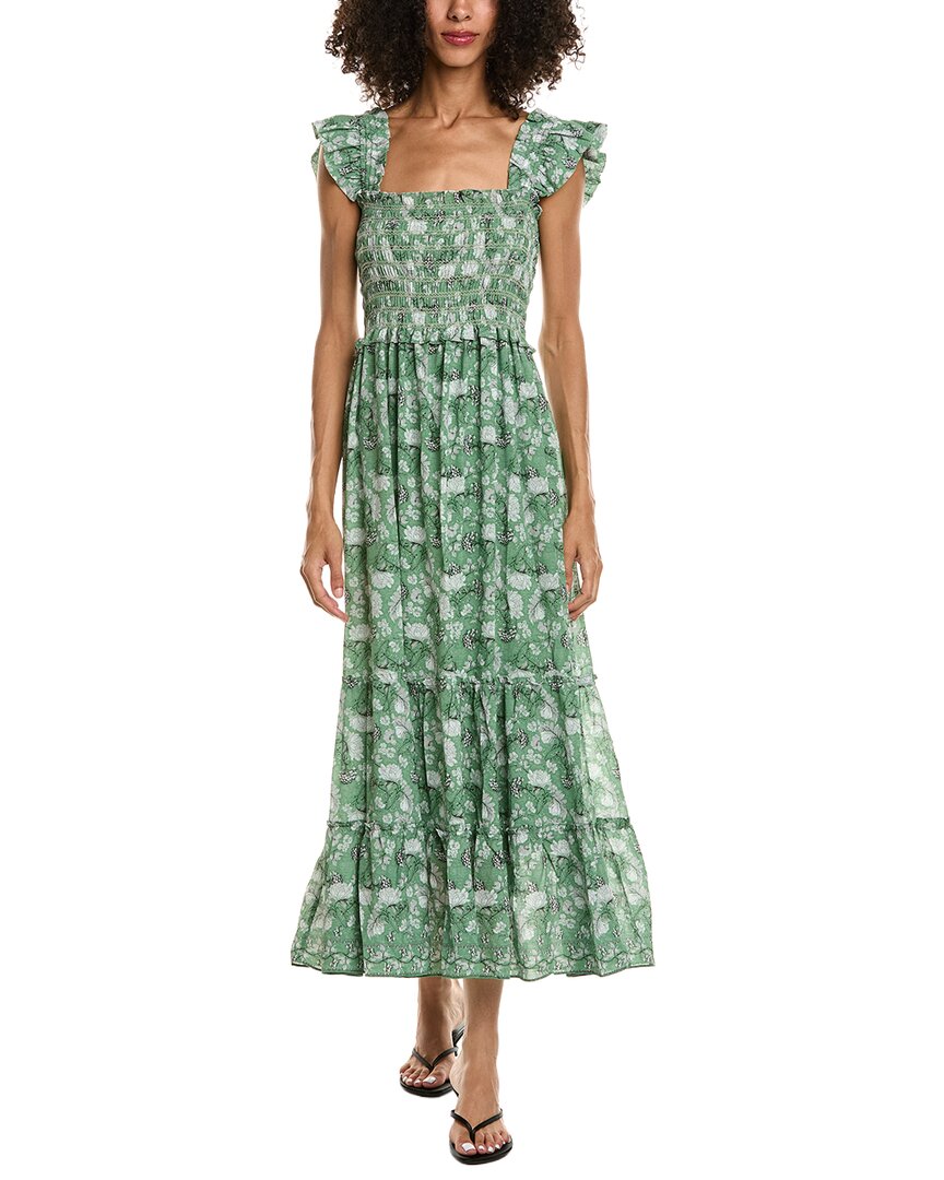 Flutter Sleeve Maxi Dress