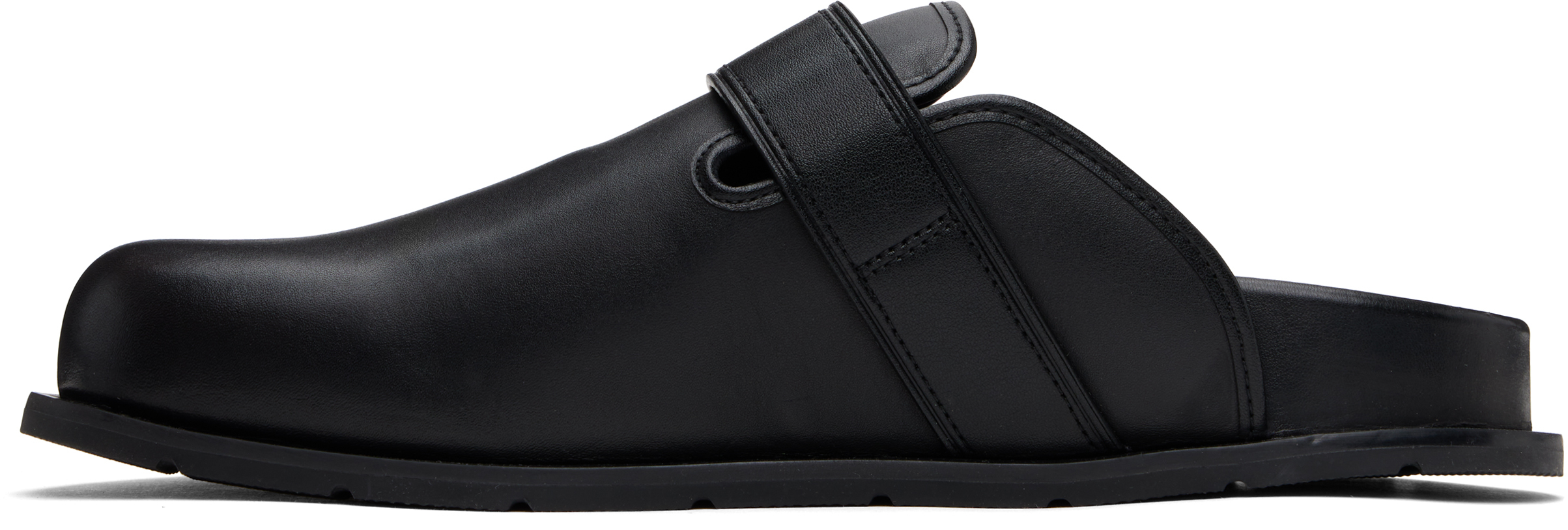 Coach 1941 Black Buckle Clogs