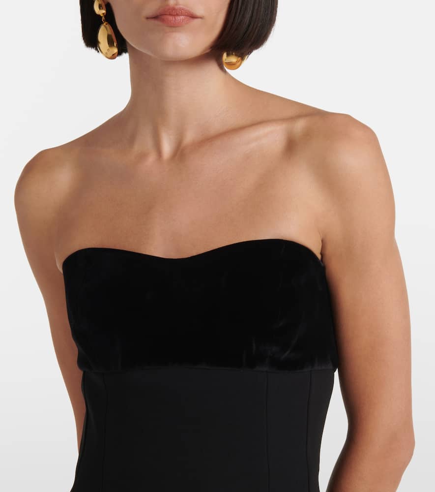 Trani off-shoulder cotton minidress